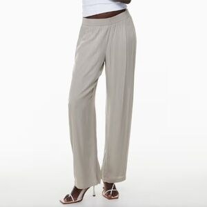 Babaton Tribute Pant Mid-rise Crinkle-Texture Pants